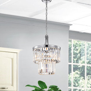 MERCER41 Hoquiam 4 - Light Dimmable Tiered Chandelier