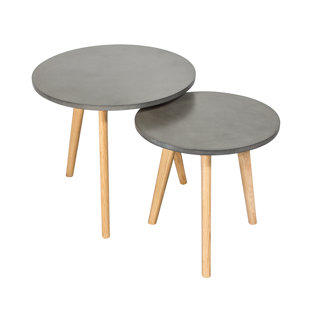 NORDEN HOME Babcock 2 Piece Coffee Table Set