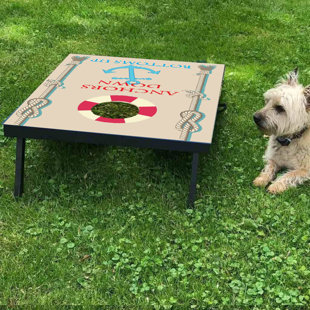 VictoryStore.com Solid Wood Foldable and Cornhole Set with Carrying Case