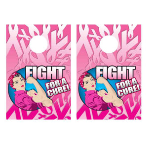 VictoryStore.com Solid Wood Cornhole Set