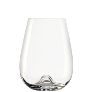 STÖLZLE LAUSITZ 475 ml Stielloses Weinglas Vulcano (Set besteht aus 6)