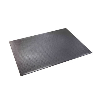 SUPERMATS INC 48" L x 36"W x 0.125" Solid Vinyl Bike Mat