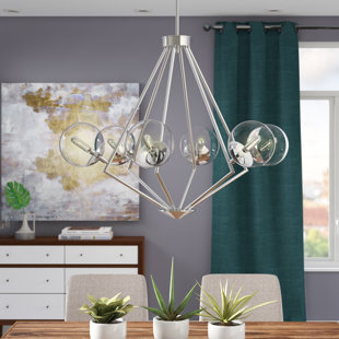 IVY BRONX Byrd 6 - Light Dimmable Geometric Chandelier