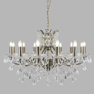 LARK MANOR Plaisir 12-Light Candle-Style Chandelier