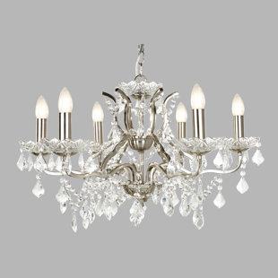 LARK MANOR Bastia 6-Light Candle-Style Chandelier