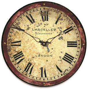 LILY MANOR Analoge Wanduhr Troene 36 cm