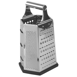 PREP & SAVOUR Dietmund 6 Sided Stainless Steel Cheese Grater