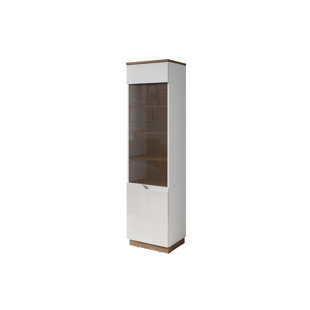 BRAYDEN STUDIO Burritt Standard Display Cabinet with Lighting