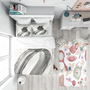 ETTA AVENUE™ TEEN Glam Abstract Duvet Cover Set