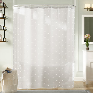 HOUSE OF HAMPTON® Liah Linen Look Fabric Single Shower Curtain