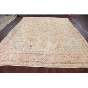 ISABELLINE Hartly One-of-a-Kind 9'5" X 12'5" Wool Area Rug in Ivory