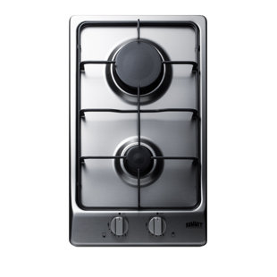 Summit Appliance Stainless Steel Gas 2 Burner Cooktop
