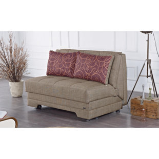 BEYAN SIGNATURE Elpaso Full / Double 51'' Upholstered Cushioned Convertible Sofa