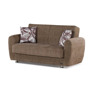 BEYAN SIGNATURE Colorado 61'' Upholstered Tight Back Convertible Sofa