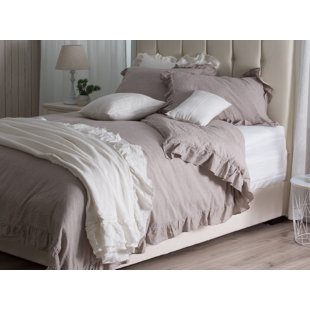 MEADOWPARK Linen Percale Duvet Cover Set