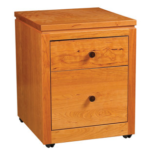 SPECTRA WOOD Franklin 18'' Wide 2 -Drawer Mobile Solid Wood File Cabinet