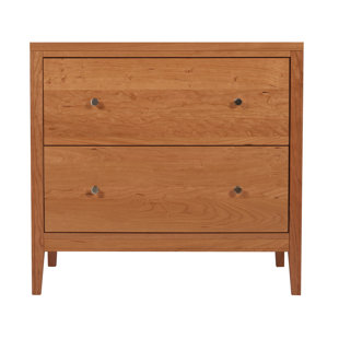 SPECTRA WOOD Kingston 32'' Wide 2 -Drawer Solid Wood File Cabinet