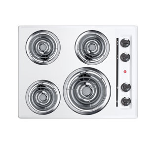 Summit Appliance Summit 24" White Electric Cooktop