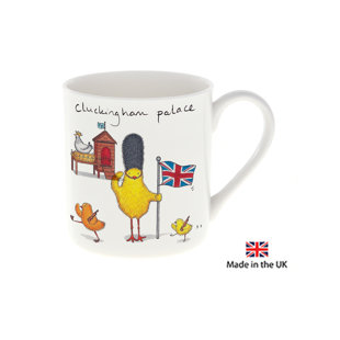 HAPPY LARRY Caiden Cluckingham Palace Bone China Mug