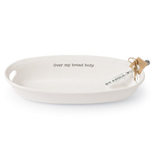 MUD PIE™ Circa Wood Lazy Susan