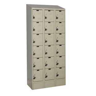 HALLOWELL ReadyBuilt II Metal 6 - Tier 36'' Employee Locker with Padlock