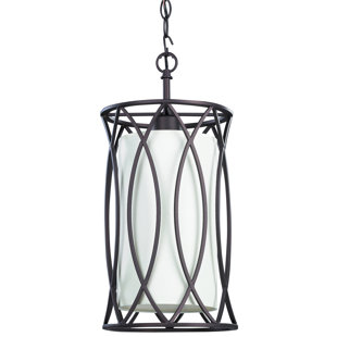 BRAYDEN STUDIO® 1 - Light Oil Rubbed Bronze Single Pendant