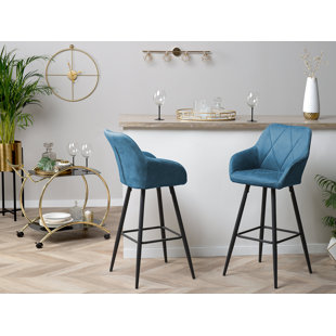 LATITUDE RUN Maxman 11.02cm Bar Stool (Set of 2)