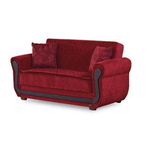 MERCER41 Grasston 67'' Upholstered Tight Back Convertible Sofa