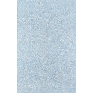 MADCAP COTTAGE BY HOWARD ELLIOTT COLLECTION Roman Holiday Handmade Wool Light Blue Rug