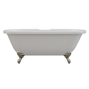 CAMBRIDGE PLUMBING 60'' x 29'' Freestanding Soaking Bathtub