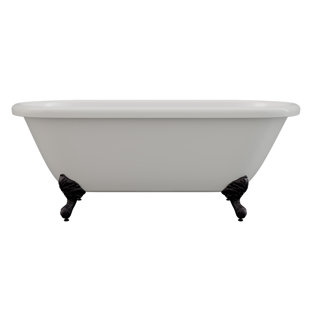 CAMBRIDGE PLUMBING 60'' x 29'' Freestanding Soaking Bathtub