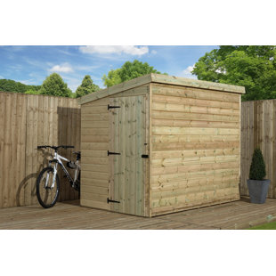 EMPIRE SHEDS LTD 5 Ft. W x 7 Ft. D Shiplap Pent Wooden Shed