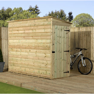 EMPIRE SHEDS LTD 3 Ft. W x 7 Ft. D Shiplap Pent Wooden Shed