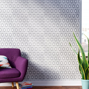 WROUGHT STUDIO™ Hess Geometric 33' L x 20.5" W Wallpaper Roll