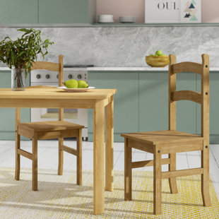 HOME & HAUS Solid Wood Dining Chair (Set of 2)