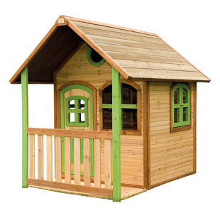 AXI 118cm W x 172cm D Outdoor Solid Wood Playhouse