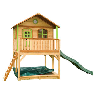 AXI 432cm W x 212cm D Outdoor Solid Wood Playhouse