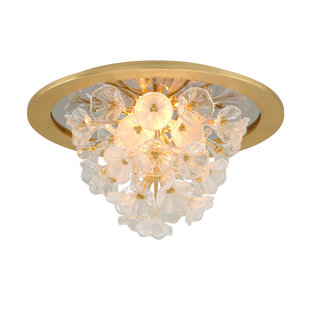 CORBETT LIGHTING Jasmine Glass LED Flush Mount