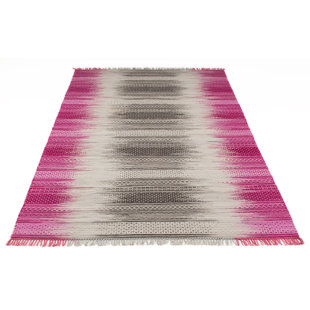 LATITUDE VIVE Chiu Geometric Hand Woven Flatweave Area Rug