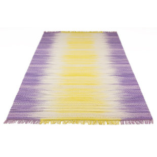 LATITUDE VIVE Chiu Geometric Hand Woven Flatweave Area Rug