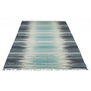 LATITUDE VIVE Chiu Abstract Hand Woven Flatweave Area Rug
