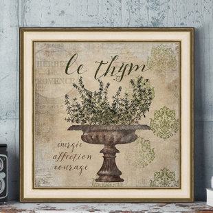 ASHTON WALL DÉCOR LLC " French Herbs Le Tyme "
