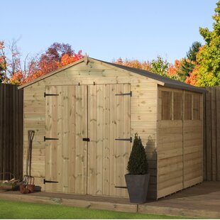 EMPIRE SHEDS LTD Premier Apex 8 Ft. W x 10 Ft. D Shiplap Wooden Shed