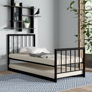 WROUGHT STUDIO Pisces Solid Wood Single (3') Daybed with Trundle