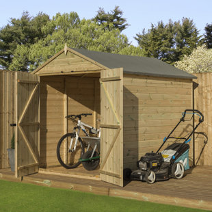 EMPIRE SHEDS LTD Premier Apex 6 Ft. W x 8 Ft. D Shiplap Wooden Shed