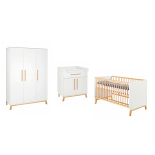 SCHARDT Venice Convertible 3 -Piece Nursery Furniture Set