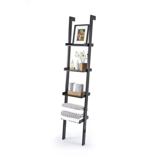 REBRILLIANT 180cm H x 36.5cm W Ladder Bookcase