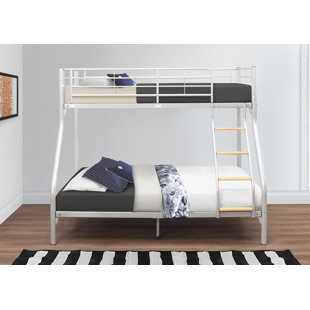ISABELLE & MAX Broughton Single Double (4'6) Steel Bunk Bed