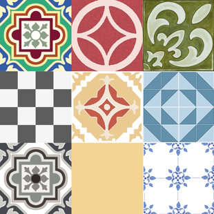 FLOOR ADORN BY CON-TACT BRAND 0.25'' Thick 12'' W x 12'' L