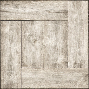 FLOOR ADORN BY CON-TACT BRAND 0.25'' Thick 12'' W x 12'' L Plank